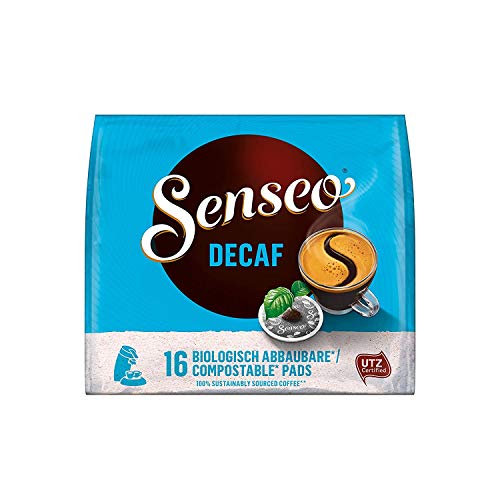 Senseo® Pads Decaf - Kaffee Entkoffeiniert RA-zertifiziert - 16 Kaffeepads von Senseo