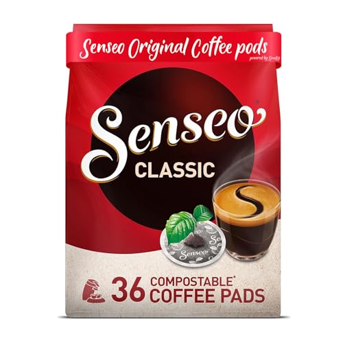 Senseo Kaffeepads Classic / Klassisch, Intensiver und Vollmundiger Geschmack, Kaffee für Kaffeepadmaschinen, 36 Pads von Senseo