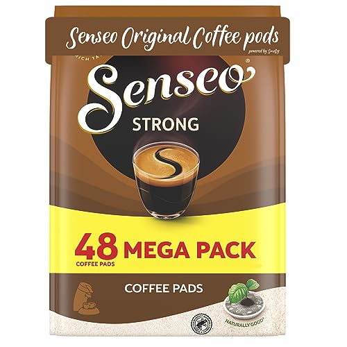 Senseo Kaffeepads Strong / Kräftig, Kraftvoller Geschmack, Kaffee, 48 Pads von Senseo