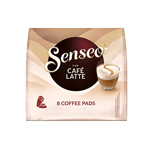 Senseo Pads Café Latte, 8 Kaffeepads für 8 Getränke von Senseo