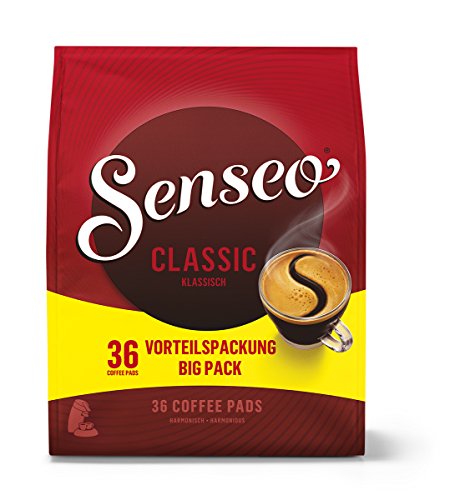 Senseo Pads Classic, 36 Kaffeepads im Vorteilspack für 36 Getränke von Senseo