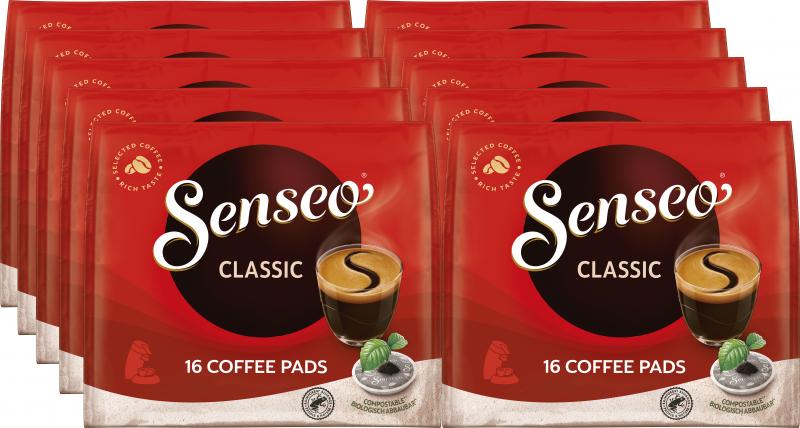 Senseo Pads Classic, 10 x 16 Kaffepads von Senseo
