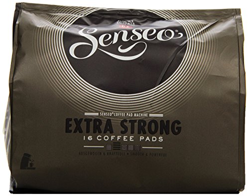 Senseo Pads Extra Strong, 16 Kaffeepads für Getränke von Senseo