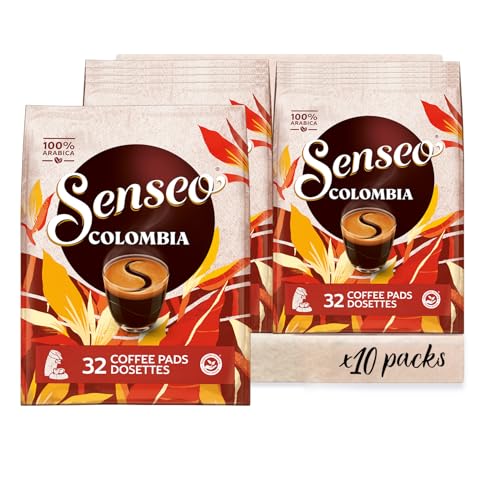 Senseo Pads Origins Colombia, Vorratspackung, 10 x 32 Getränke, 320 Kaffeepads von Senseo