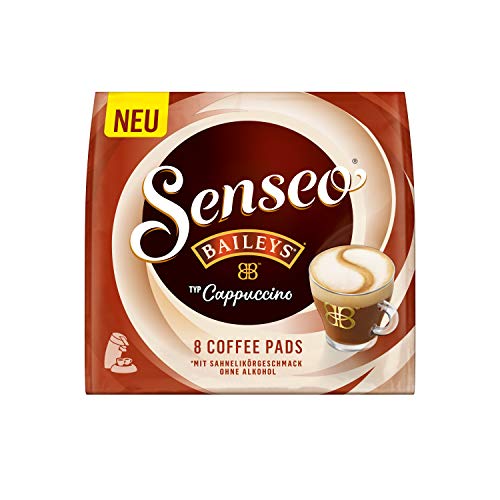 Senseo Pads Typ Cappuccino Baileys, 80 Kaffeepads, 10er Pack, 10 x 8 Getränke von Senseo