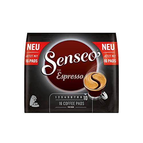 Senseo Pads Typ Espresso, 80 Kaffeepads, 5er Pack, 5 x 16 Getränke von Senseo
