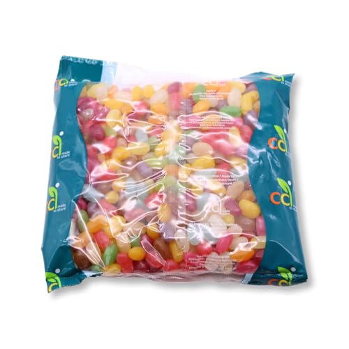 Sweet Midsize Jelly Beans, Geleebohnen in verschiedenen Geschmacksrichtungen 1KG von Senvianda