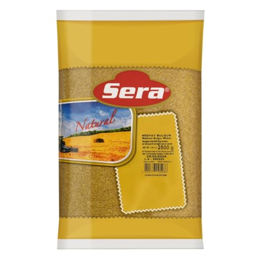 Sera Bulgurweizen "Mittelfein" 2,5Kg, Bulgur, Sera, Türkische Bulgur, Bulgurweizen, Natürliche Türkische Reis Bulgurweizen von Sera