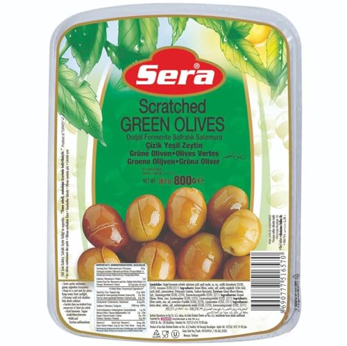 Sera Grüne Oliven angeschnitten 800Gr von Sera