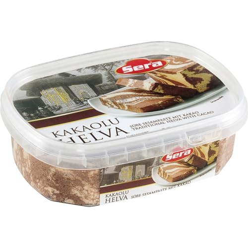 Sera Halva süße Sesampaste mit Kakao 700Gr, Kakao Halva, Sera, Türkische Halva mit Kakao, Sesampaste, Halva süße Sesampaste mit Kakao von Sera