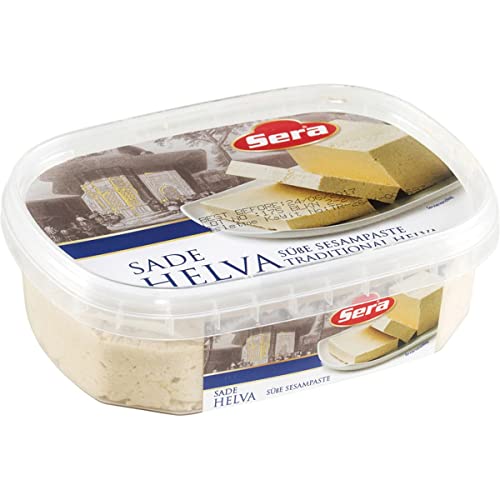 Sera Halva süße Sesampaste mit Vanillegeschmack 350Gr, Vanillegeschmack Halva, Sera, Türkische Halva mit Vanillegeschmack, Sesampaste, Halva süße Sesampaste mit Vanillegeschmack von Sera