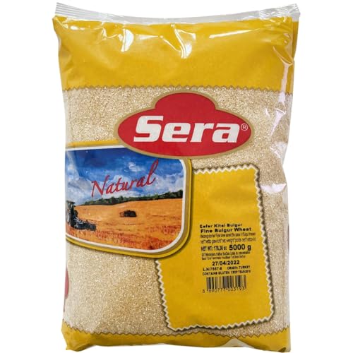 Sera Sefer Kitel Bulgurweizen 5Kg, Bulgur, Sera, Türkische Bulgur, Bulgurweizen, Natürliche Türkische Reis Bulgurweizen von Sera