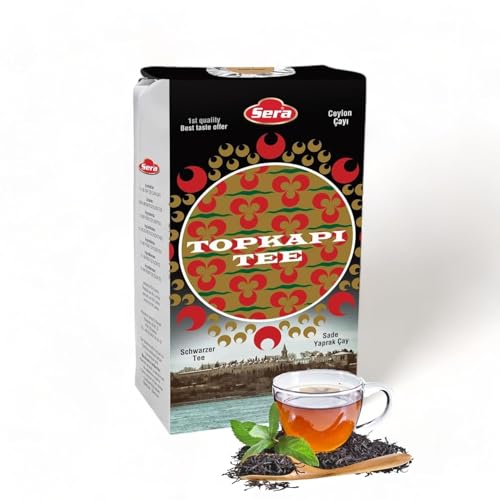 Sera Topkapi Ceylon Tee/Ganze Blätter/Schwarzer Tee/Schwarztee aus Sri Lanka (10 x 1 KG) von Sera