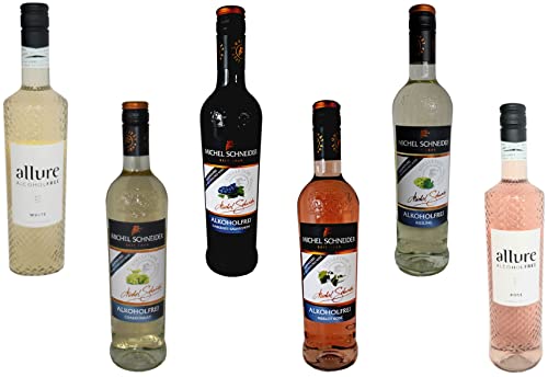 Michel Schneider Wein ohne Alkohol Mix Paket - 6 Stk von Seroflow