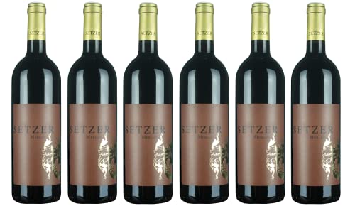 6x 0,75l - 2020er - Setzer - Merlot - Qualitätswein Weinviertel - Österreich - Rotwein trocken von Setzer