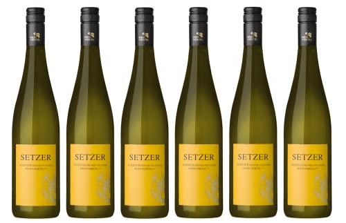 6x 0,75l - 2023er - Setzer - Ausstich - Grüner Veltliner - Weinviertel DAC - Österreich - Weißwein trocken von Setzer