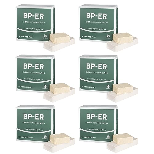 BP-ER Notration 3kg | Emergency Food Ration 6 x 500g | Langzeitnahrung | Notfallnahrung | Survival Essen von Seven Oceans