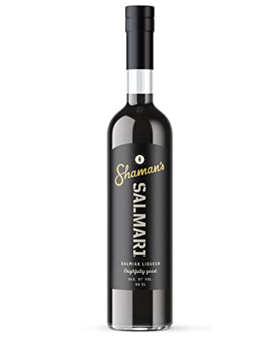 Saamani SALMARI - Salmiak/Lakritzlikör, 0.5l 21% Vol.Alk, original finnischer Lakritzlikör von Shaman Spirits Oy Ltd