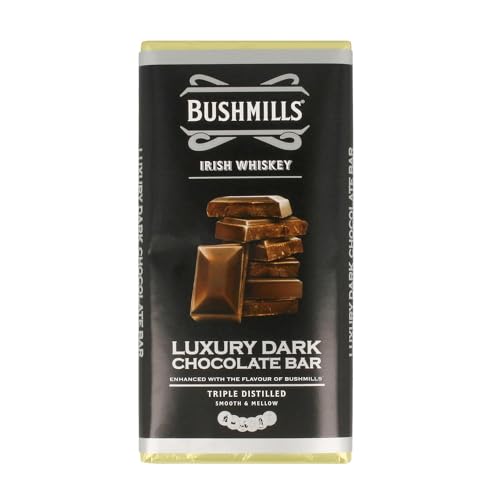 Bushmills Irish Whiskey Dark Chocolate Bar -90g von Shamrock Gift Company