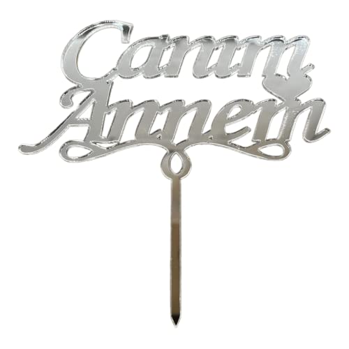 Cake Topper S - Canim Annem - SILVER - Acryl - Shantys von Shantys Patisserie & Dessert