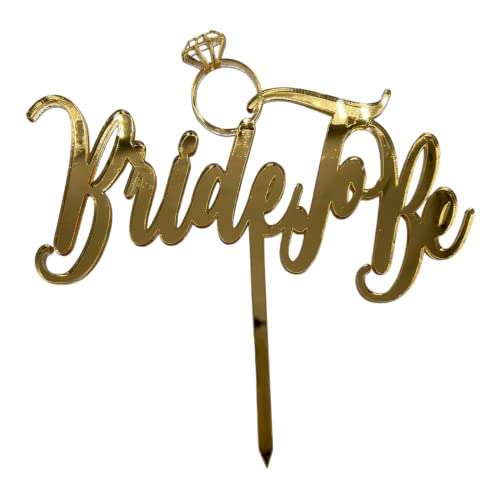 Cake Topper XXL - Bride to be - GOLD - Acryl - Shantys von Shantys Patisserie & Dessert