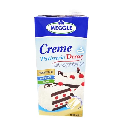 Meggle Creme decor - Kremsanti Flüssig - 1 Liter - Schlagcreme von Shantys Patisserie & Dessert