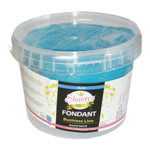 Shantys Fondant Business Line - BLAU - 1 Kg von Shantys Patisserie & Dessert