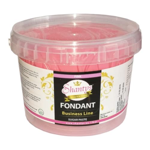 Shantys Fondant Business Line - PINK - 1 Kg - Zuckerteig Zuckermasse - SHANTYS von Shantys Patisserie & Dessert