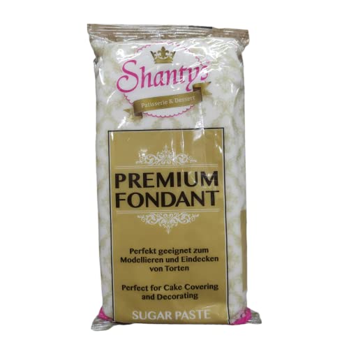 Shantys Patisserie & Dessert Shantys Premium Fondant / Rollfondant - WEISS, 1000 g von Shantys Patisserie & Dessert