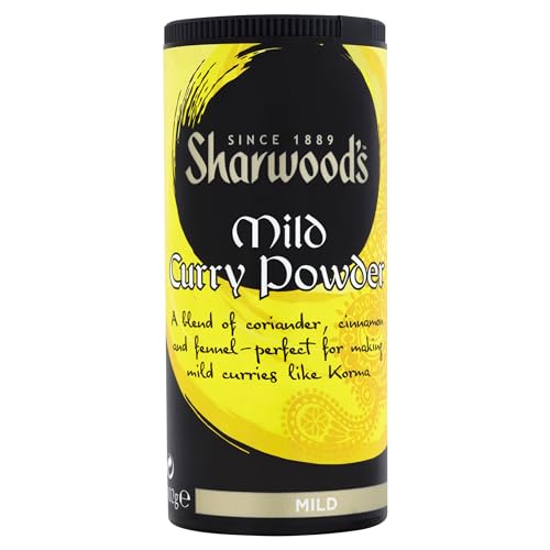 Sharwood's -Medium-Spicy Curry, Pulver - Der beste Weg, um Ihren Mahlzeiten orientalischen Geschmack zu verleihen- 102 gr von Sharwood's