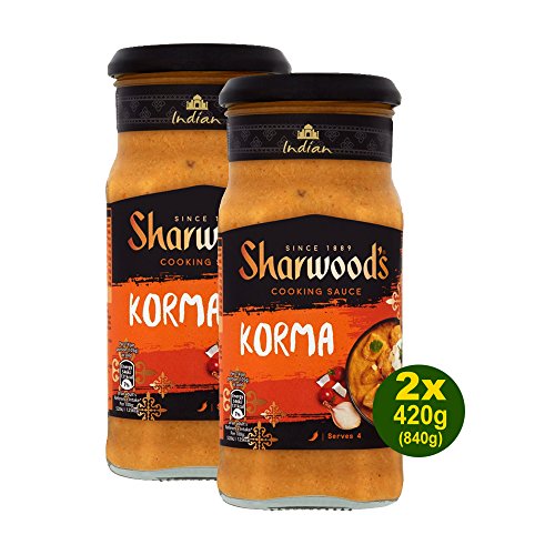 Sharwood's Cooking Sauce Korma 2x 420g (840g) - indische Kochsoße von Sharwood