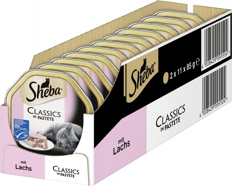 Sheba Classics in Pastete mit Lachs von Sheba