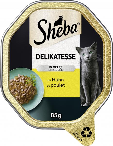 Sheba Delikatesse in Gelee mit Huhn von Sheba