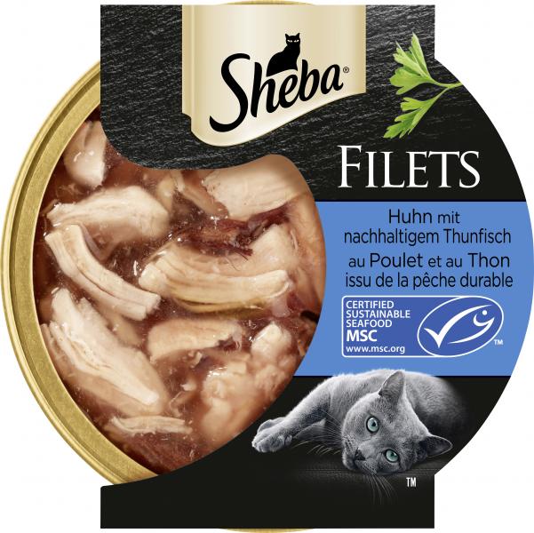 Sheba Filets Huhn mit nachhaltigem Thunfisch MSC von Sheba