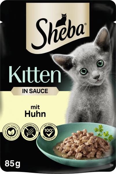 Sheba Kitten in Sauce mit Huhn von Sheba