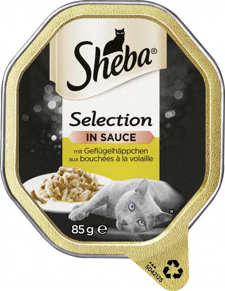 Sheba Selection in Sauce mit Geflügelhäppchen von Sheba