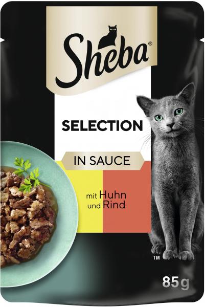 Sheba Selection in Sauce mit Huhn & Rind von Sheba