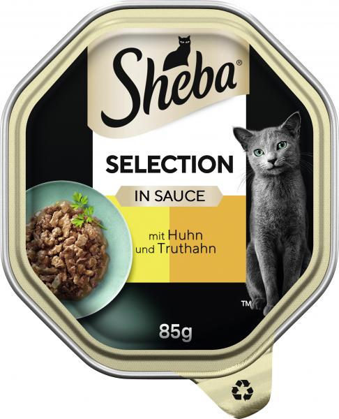 Sheba Selection in Sauce mit Huhn und Truthahn von Sheba