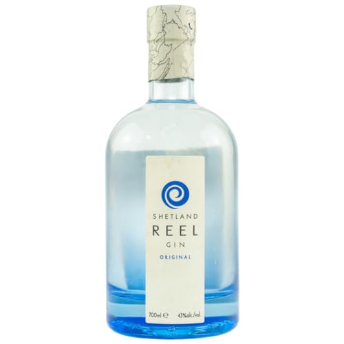 Shetland Reel | Original Gin | 700 ml | 43% Vol. | Mit Wacholderbeeren, Zitrusfruchtschalen & Koriandersamen | Frische Kräuternoten im Geschmack | Florale & fruchtige Noten im Aroma von Sattie