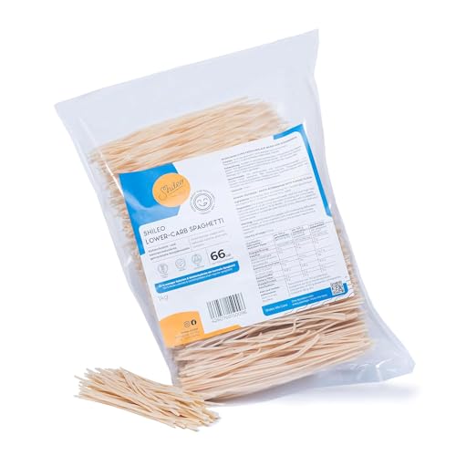 Shileo Konjak Spaghetti Nudeln 1kg aus Konjakmehl | energiereduzierte Lower Carb Konjaknudeln | Keto Konjak-Nudeln (fast) ohne Kohlenhydrate für eine bewusste Low-Carb Ketogene Ernährung von Shileo