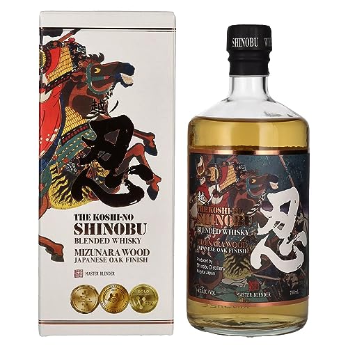 Shinobu The Koshi-No Blended Whisky Mizunara Oak Finish 43% Volume 0,7l in Geschenkbox Whisky von KDJMDL