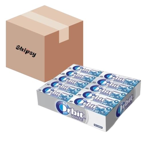 Guma Orbit Weiß Freshmint 14g/30 szt Carton von Shipsy