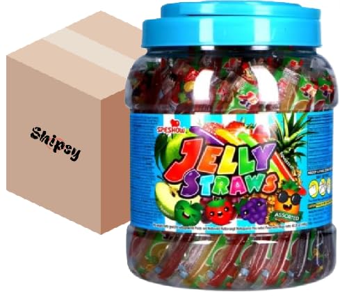 Jelly Straws Dose Fruchtgummi 1,4kg von Shipsy® Box von Shipsy