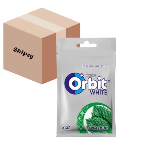 Kaugummi Bag Orbit Weiß Spearmint 29g 22 stuck Carton von Shipsy