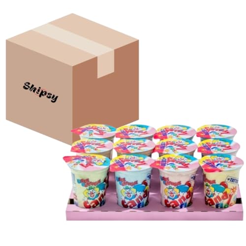 Zuckerwatte im Becher 12 Stück Candy Floss Wata Cukrowa w Kubku Shipsy Box von Shipsy