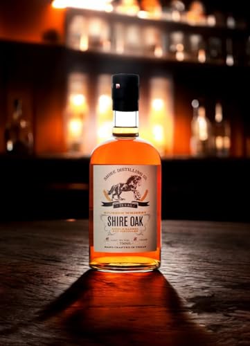 Shire Oak® Premium Bourbon 43% | 2 Jahre gereift – 700 ml | Hochwertiger Bourbon aus Texas, empfohlen von Mike’s Tastings von Shire Oak