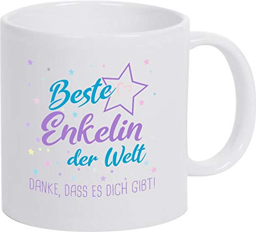 ShirtInStyle, Geschenkset, Tasse beste Enkelin der Welt, danke das es dich gibt! Farbe weiß von ShirtInStyle