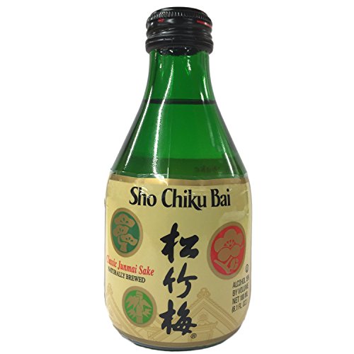 Sake - Sho Chiku Bai - Reiswein - 15% Alkohol, 6er Pack (6 x 180 ml) von Sho Chiku Bai