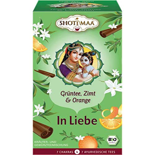 Shoti Maa Bio In Liebe - Grüntee, Zimt & Orange (6 x 16 Btl) von Shoti Maa