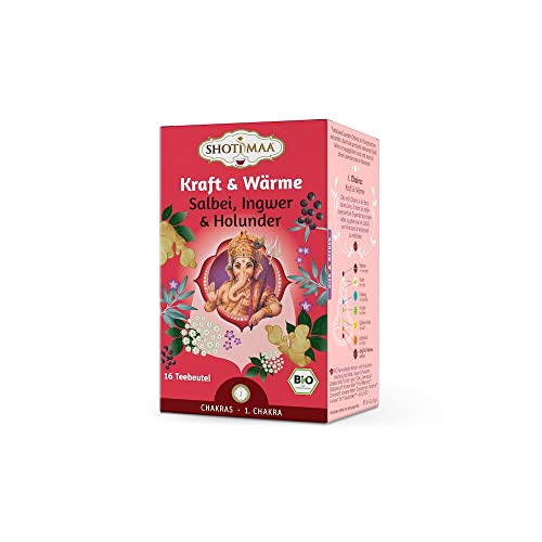 Shoti Maa Bio Kraft & Wärme - Salbei, Ingwer & Holunderblüte (2 x 32 gr) von Shoti Maa